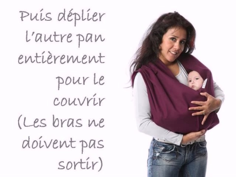 Echarpe sans noeud TI-WAWITA (position en berceau)