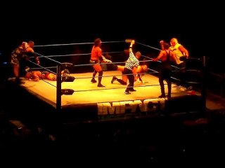 Sting, Hulk Hogan 6 man tag Nottingham