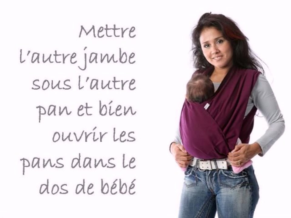 Echarpe sans noeud TI-WAWITA (position face à soi)