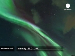 Aurores boréales sur la Norvège - no comment