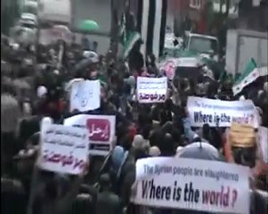 فري برس   حمص القصور جمعة حق الدفاع عن النفس  أصابع النصر  رااائعة  27 1 2012