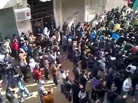 فري برس حمص الشماس الله أكبر يا عرب 27 1 2012