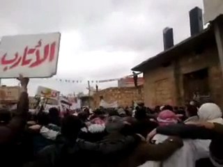 فري برس   الأتارب بريف حلب مظاهرة في جمعة الدفاع عن النفس 27 1 2012