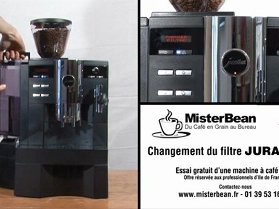 Jura XS90 Changement Filtre - Location machine à café