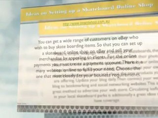 Ideas on Setting up a Skateboard Online Shop