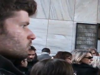 Σταμάτης Γαρδέλης σε κηδεία Αγγελόπουλου