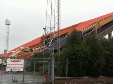 Valenciennes. L'adieu à la tribune Pouille de Nungesser