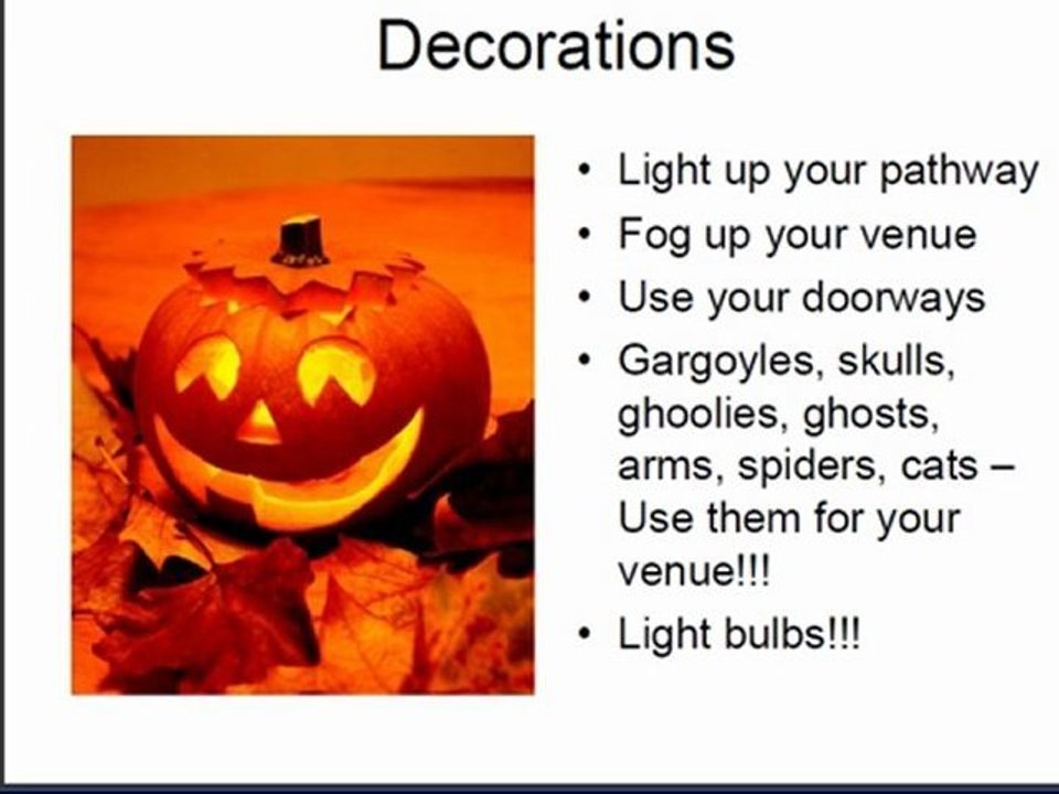 Halloween Party Ideas
