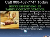 RECKLESS DRIVING IN FAIRFAX COUNTY VIRGINIA LAWYER