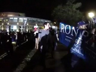 Checking in and walking out of the Robinson Theater to take a few more shots.