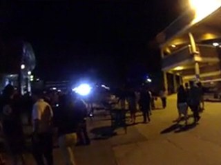 Robinson theater lobby.