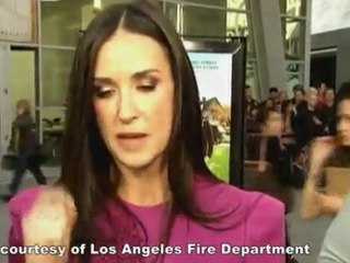 911 tape: Demi Moore "smoked something" before convulsions