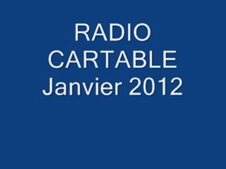 Radio Cartables janvier 2012