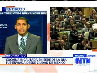 Conmoción en la ONU por hallazgo de USD 2 millones en cocaína que habría sido enviada a su sede por error