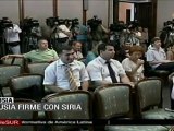 Rusia fija posición respecto a conflicto sirio