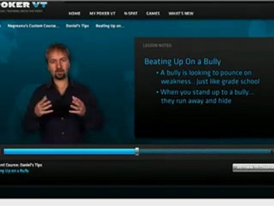 Daniel Negreanu - Beating Up on a Bully Tips