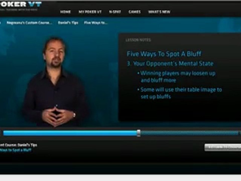 Daniel Negreanu - Five Ways to Spot a Bluff Tips