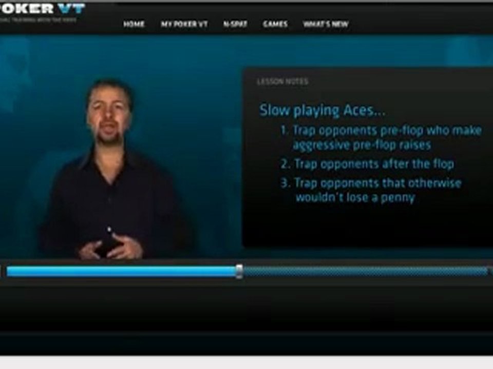 Setting a Trap by Smooth Calling with AA Tips by Daniel Negreanu