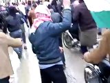 فري برس   مظاهرة حاشدة جدا بمدينة السفيرة   ريف حلب  جمعة الدفاع عن النفس 27 1 2012