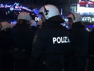 Manifestation contre le bal de l'extrême-droite à Vienne