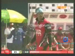 Telugu Warrirs vs. Kerala-Strikers Kerala Strikers Inning-Ov1-2