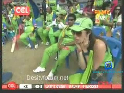 Telugu Warrirs vs. Kerala-Strikers Kerala Strikers Inning-Ov9-10