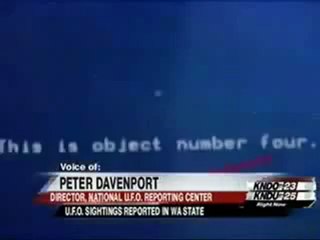 UFO Sightings in WA State  News Report