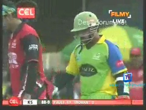 Telugu Warrirs vs.Kerala-Strikers Kerala Strikers Inning-Ov19-20