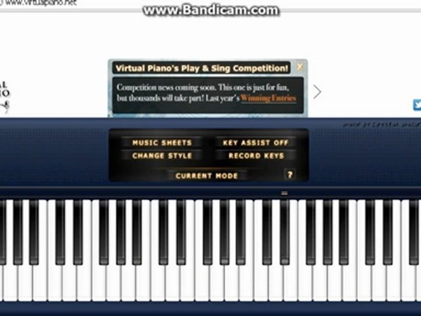 Morrowind - virtual piano