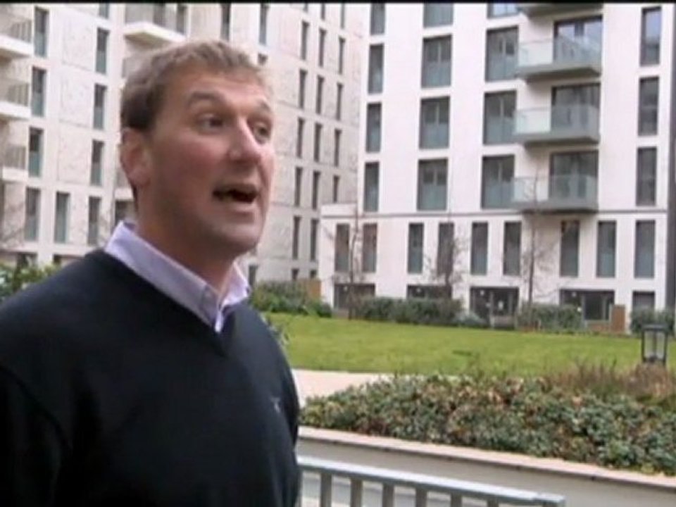 London 2012 - das olympische dorf nimmt gestalt an