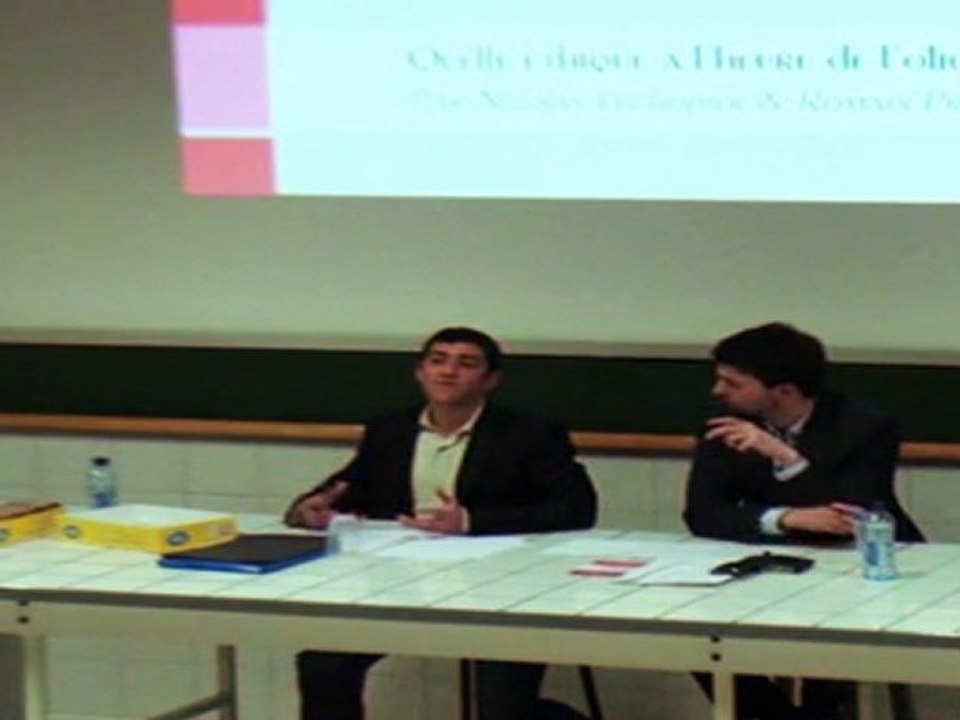 Alter Idées 2011 : Quelle éthique à l’heure de l’oligarchie des experts ? - Romain Prudent et Nicolas Lechopier