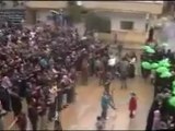 فري برس   درعا مهد الثورة السورية درعا البلد جمعة الدفاع عن النفس 27 1 2012