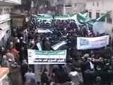 فري برس   حمص تحت  الماذنتين مظاهرة في جمعة الدفاع عن النفس  رائعة جدا وتطالب بدعم الثوار 27 1 2012