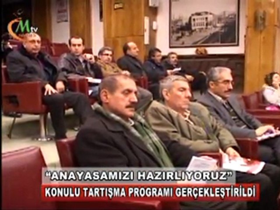 “ANAYASAMIZI HAZIRLIYORUZ” KONULU TARTIŞMA PROGRAMI GERÇEKLEŞTİRİLDİ