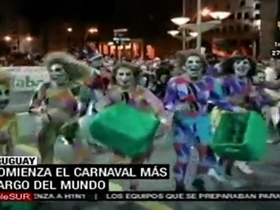 Inicia el carnaval de Uruguay, el más largo del...