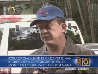 Saldo de muertos en la Morgue de Bello Monte