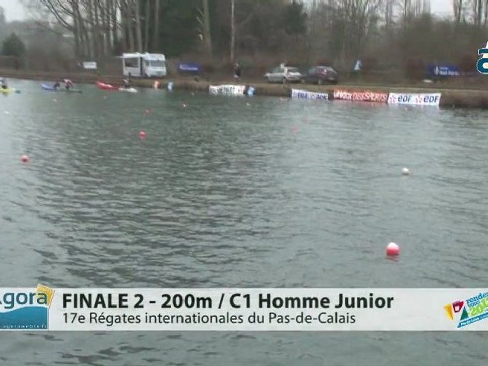 FINALE 2 (200m) C1 HOMME JUNIOR - REGATE INTERNATIONALE DU PAS-DE-CALAIS 2012
