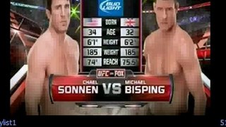 Michael Bisping vs. Chael Sonnen fight video