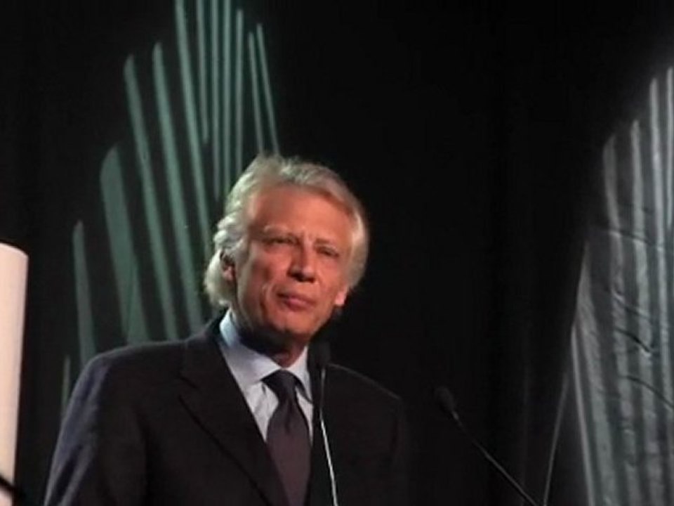 Extraits intervention Villepin au Congrès France Nature Environnement