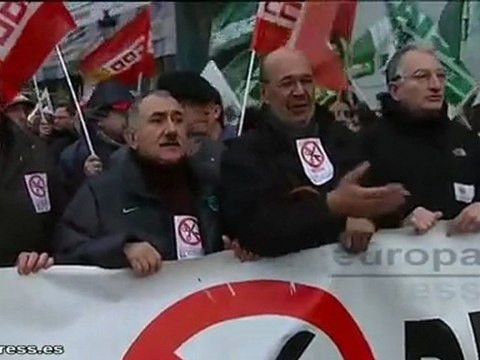 Manifestación contra los recortes en Barcelona