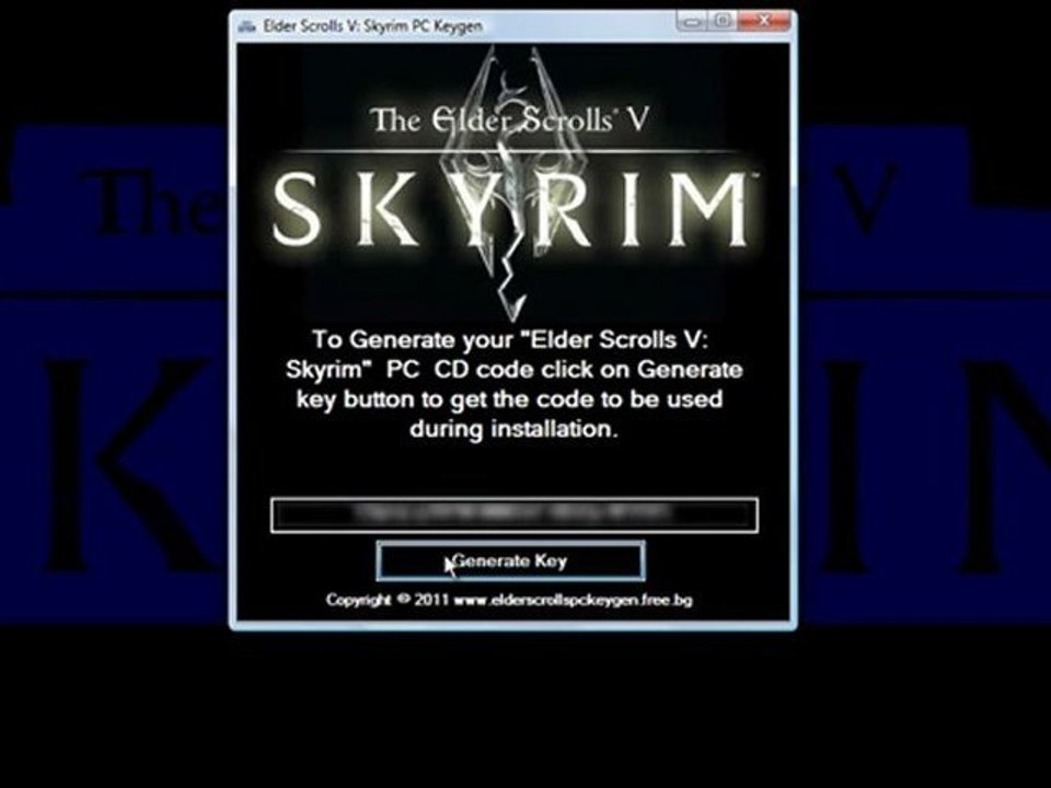 Free Elder Scrolls V: Skyrim PC KeyGen