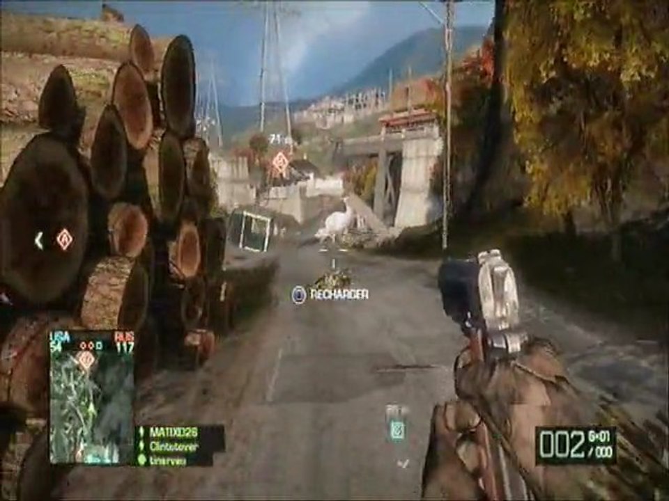 Test qualité boitier d'acquisition sur Battlefield bad compagny 2