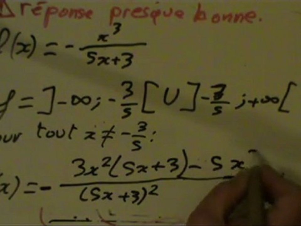 Mathématiques, première, Dérivation, partie 9 (la meilleure partie)