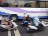 Les scooters sont partout dans Taïwan