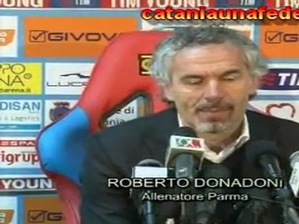 Catania-Parma Le Interviste