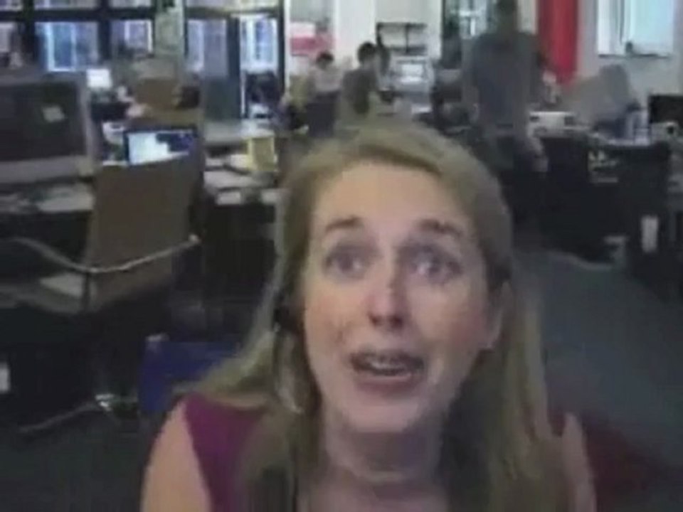 Stress au bureau blonde qui chante HUMOUR