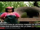 Rechazo en Colombia a construcción de represa