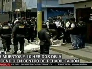 Al menos 26 muertos por incendio en centro de rehabilitación