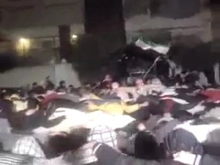 فري برس   حماه حي القصور كل ليلة مظاهرات 28 1 2012 ج1