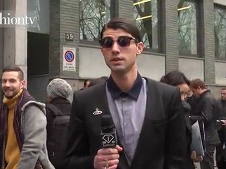Emporio Armani Men After The Show at Milan Men's FW | FTV